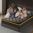 thumbnail image 6 of NISIEN Upgraded Queen Size Mattress, 14 Inch Premium Hybrid Mattress in a Box, Cooling Gel Memory Foam Pocket Coil Mattress, Medium Firm for Back Pain, Reinforced Edge Support, 365 Night Trial, 6 of 9