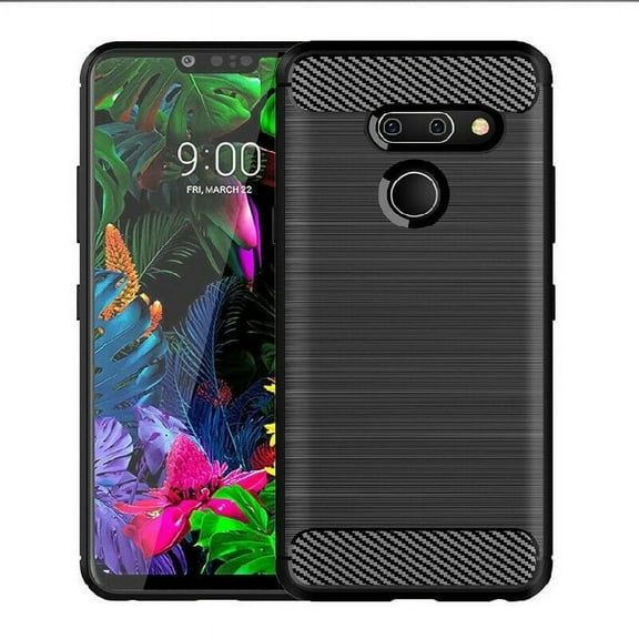 For LG G8 ThinQ Case, Heavy-Duty Shockproof Protective Case Armor Guard Shield, Shock Adsorption, Drop Protection [Black]