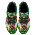 thumbnail image 2 of Highland Cow Irish St Paddy's Day Shoes Sneakers Black Size 3.5, 2 of 7