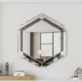 thumbnail image 2 of 28 x 31.5 inches Wall-Mounted Silver Decorative Round Wall Mirror for Home, Living Room, Bedroom, Entryway, 2 of 5