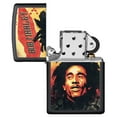 thumbnail image 3 of Zippo Bob Marley Illustration Black Matte Pocket Lighter, 3 of 6