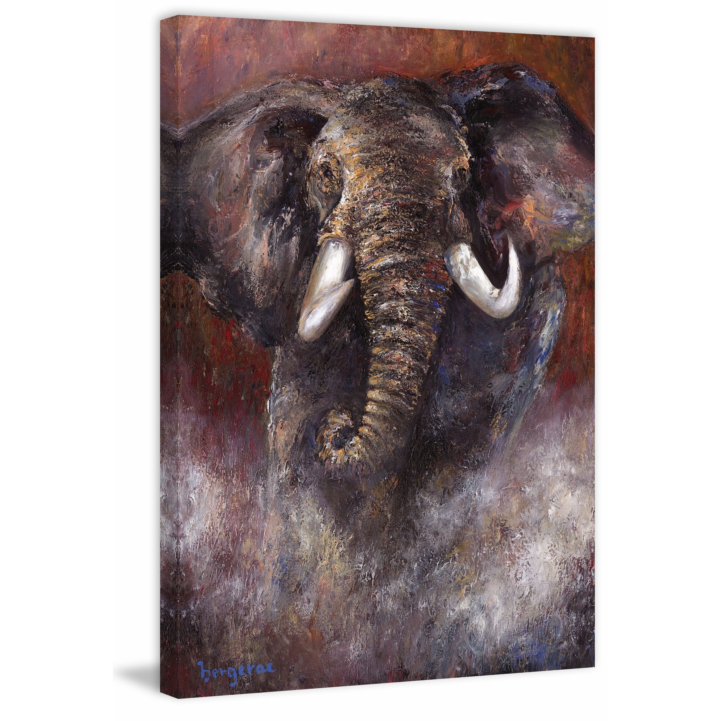 Marmont Hill "Ready for the Battle" by Bergerac Painting Print on Wrapped Canvas