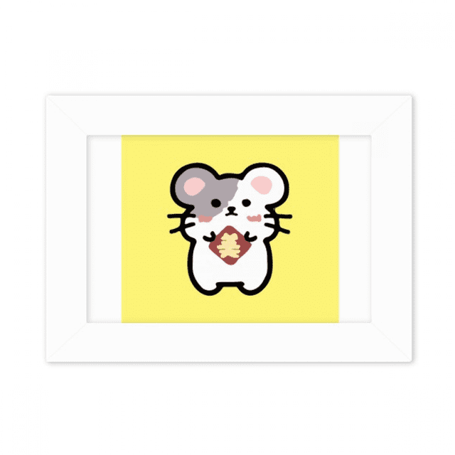 Exquisite Cartoon Auspicious Propitious Lovely Photo Mount Frame Picture Art Painting Desktop 5x7 inch