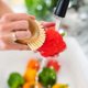 thumbnail image 1 of Full Circle The Ring Fruit and Vegetable Cleaning Brush 2 in 1 Fruit and Vegetable Brush, Small (Pack of 1), 1 of 2