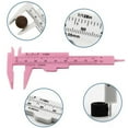 thumbnail image 2 of 0-80mm Plastic Sliding Vernier Caliper Gauge Measure Tool Double Scale Ruler, 2 of 5