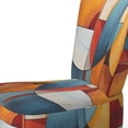 thumbnail image 4 of Designart « Geometric Forms in Cubism I » Fauteuil d'Appoint Rembourré Turquoise Cubisme - Fauteuil Moderne pour Chambre, 4 of 7