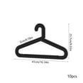 thumbnail image 3 of Qholemyo 10 Pack Plastic Clothes Hangers Adult Size Durables Avoid Slip Clothes Hanger Space Saving Hangers Clothing Hangers Closet Hanger, 3 of 6