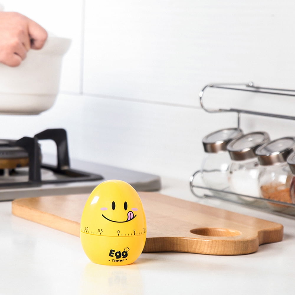Jeobest 1PC Kitchen Timer Egg Style Cute Cartoon Kitchen Timer