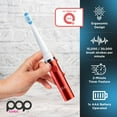 thumbnail image 3 of Cepillo de dientes eléctrico Pop Sonic (rojo metálico) - Cepillos de dientes de viaje con batería AAA | Cepillos de dientes eléctricos para niños con 2 velocidades y 15.000-30.000 movimientos/minuto,, 3 of 5