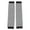 Black White, variant on Unisex Classic Fashion Stretch Fingerless Arm Warmers Oversleeve Gloves White One Size