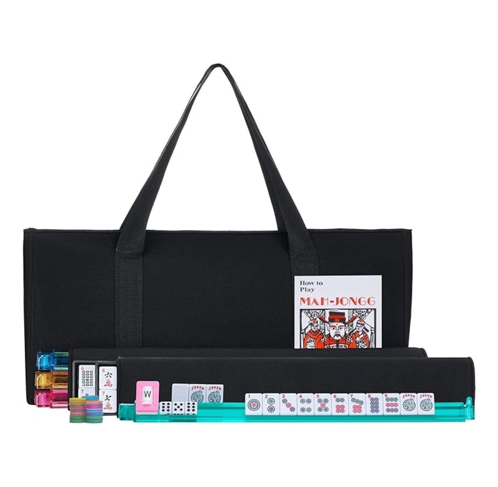 Linda Li's American Mah Jongg Set - Soft-Sided with White Tiles