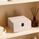 thumbnail image 4 of Organizadores de armario y almacenamiento, Organización y almacenamiento, Contenedores de almacenamiento, Caja de almacenamiento de madera con tapa abatible, Caja de almacenamiento de madera maciza gr, 4 of 6