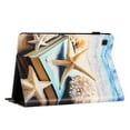 thumbnail image 6 of Feishell for Samsung Galaxy Tab S6 Lite 10.4" 2020 Smart Case,Auto Wake/Sleep Slim Colorful Pattern PU Leather Flip Folio Stand Card Slots Wallet Case Cover with Pencil Holder,Starfish, 6 of 12