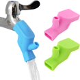thumbnail image 5 of Botao Doble propósito Alta elasticidad Silicona Grifo de agua Extensión Fregadero Dispositivo de lavado para niños Baño Cocina Fregadero Grifo Guía Extensores de grifo (3 piezas, Kuyhfg Sin marca, 5 of 5