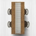thumbnail image 2 of Creative Products Brown Watercolor Stripe 16 x 90 Cotton Twill Table Runner, 2 of 3
