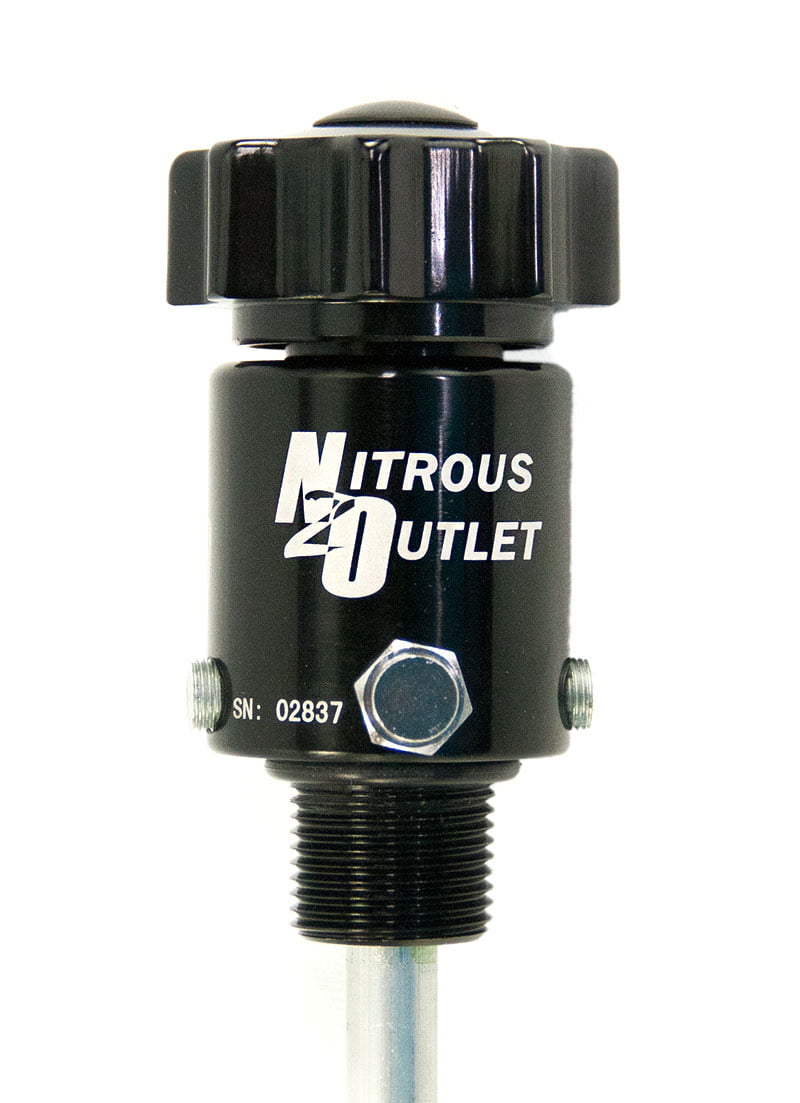 Nitrous Outlet Billet High Flow Valve Siphon Tube Included For 10lb Bottle 