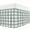 Grayish Green, variant on Brown Checkered Bed Skirt King Size, Farmhouse Buffalo Plaid Wrap Around Bed Skirting with Adjustable Elastic Strap, Dust Ruffle Pleated Bedskirts 16 Inch Drop for Bedroom King Beds