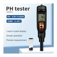 thumbnail image 2 of Food Grade PH Meter Digital Acidity Tester Soil Dough PH/Temperature Detector Handheld PH Test Pen for Water Fruit Cheese Meat ,Upgraded Testing Structure, 2 of 7