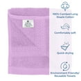 DAN RIVER 100 Cotton Washcloths 12 Pack Washcloths for Face Soft Cotton Washcloths Bulk
