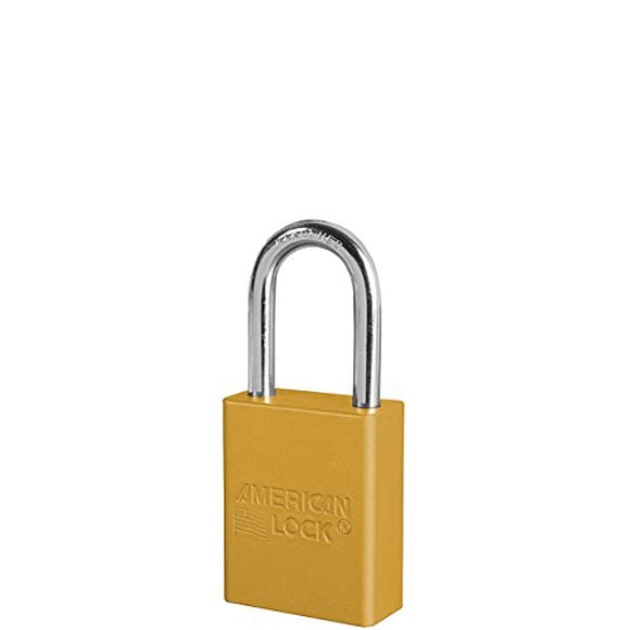 Master Lock S1106YLW S-Series Aluminum Safety Padlocks