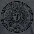 thumbnail image 3 of CafePress - Medusa Women's Deluxe T Shirt - Womens Tri-blend T-Shirt, 3 of 4