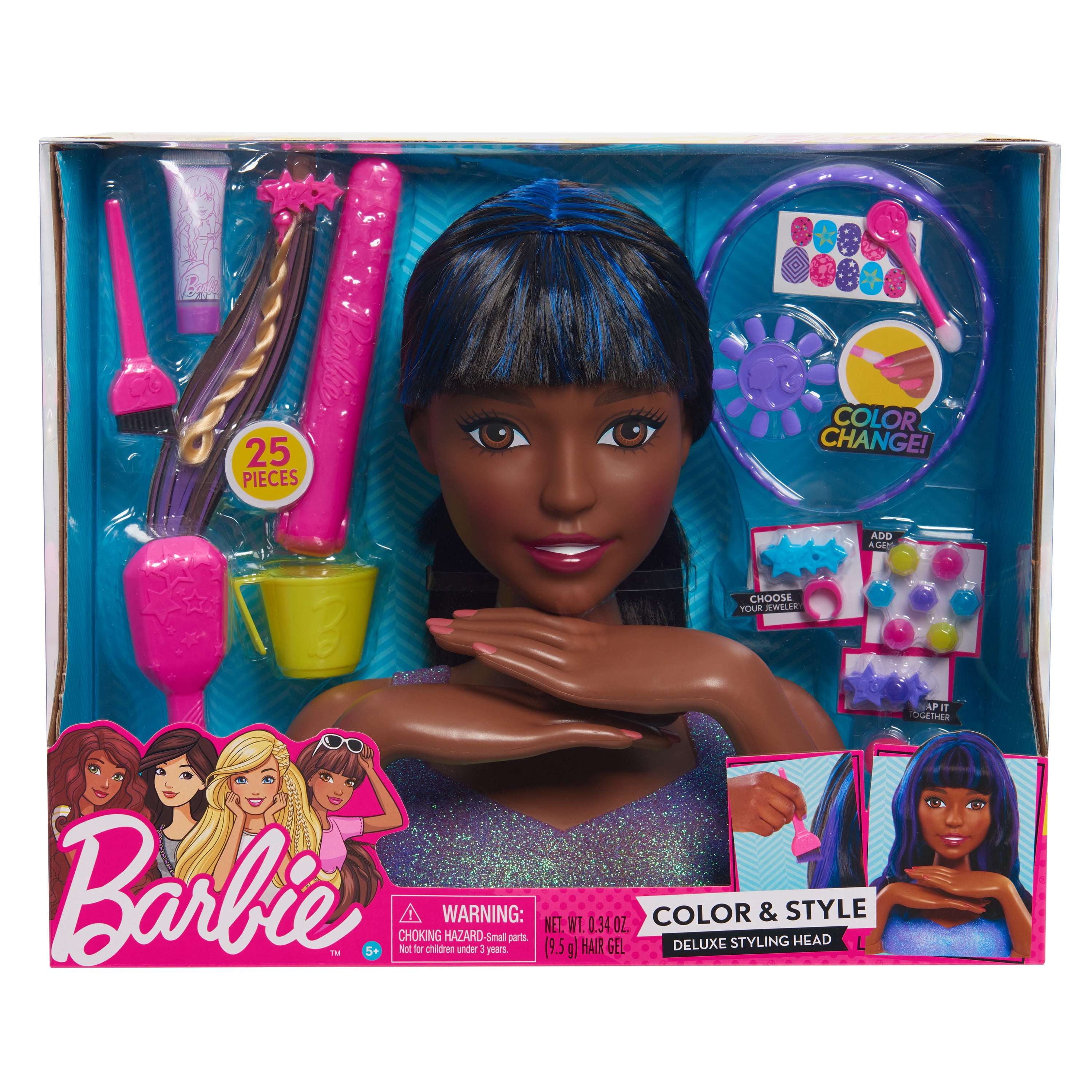 barbie deluxe styling head walmart