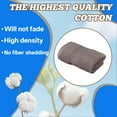 thumbnail image 5 of AUQ 2Pcs Wash Gags for Body,Structured Cotton Loop Pattern Wash Clothes,Fast Liquid Absorption Wash Cloths for Your Face,Brown,29.53*13.78*0.39in, 5 of 7