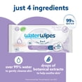 thumbnail image 2 of Toallitas para bebé WaterWipes Soothing Clean sin plástico, paquete de 720, 2 of 8