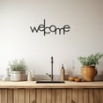 thumbnail image 2 of LaModaHome Exclusive Metal Wall Decor With Welcome Lettering – Durable & Artistic Metal Wall Art for Home and Office Decor, Perfect for Any Interior Design Aesthetic, 2 of 4