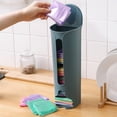 thumbnail image 3 of Soporte de bolsa de plástico para cocina, organizador para colgar en la pared, caja de almacenamiento de bolsas de basura, bolsa de basura para baño, dispensador de cubo, accesorio de cocina, 3 of 5