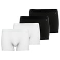 thumbnail image 1 of GÖTZBURG calzoncillos bóxer para hombre, pack de 4 - X-lastic, ropa interior, pantalón, logotipo, color liso Blanco/negro XL (X-Large), 1 of 7