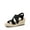 BLACK-NUBUCK, variant on Womens Platform Espadrilles Wedge Sandals, Slip on Elastic Ankle Strap Sandals for Women Casual Dressy Summer