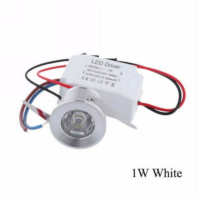 Lampe de Projecteur Mini Encastrée 1/3W, Plafonnier LED