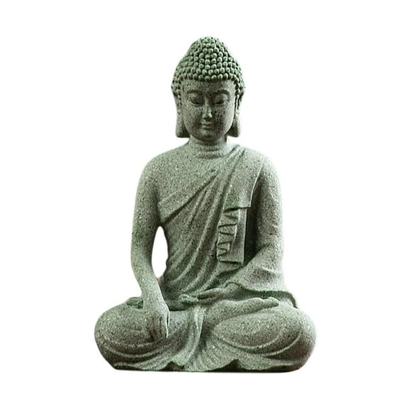 Buddha Statue Tabletop Porch for Home Decoration Meditating Decor Gift Type A-03