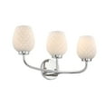 thumbnail image 7 of Designers Fountain Dita 23 inch 3-Light Brushed Gold Bathroom Vanity Light Fixture with Etched Opal Glass Shades, D289M-3B-BG, 7 of 7