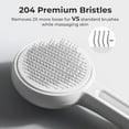 thumbnail image 6 of Self Cleaning Slicker Cat & Dog Brush - Skin Friendly Shedding Grooming Tool for Pets, Pet Supplies Accessories, Deshedding Comb for Short Long Haired Kittens, Massage Function to Removes Loose Fur, 6 of 8