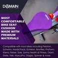 thumbnail image 7 of Domain Cycling Gel Bike Seat Cushion Cover for Indoor & Outdoor Bikes, 10.5 x 7 in, 7 of 7