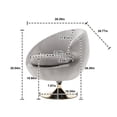 thumbnail image 2 of 360 Degree Swivel Cuddle Barrel Chairs, Round Accent Armchairs with Wide Seat, Velvet Single Sofa Chair for Living Room, Bedroom, Office, Small Spaces, 2 of 9