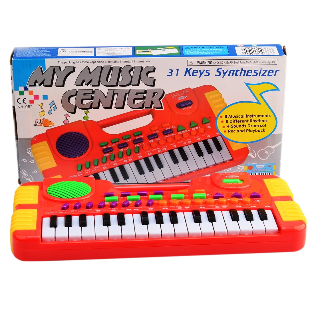 red toy piano