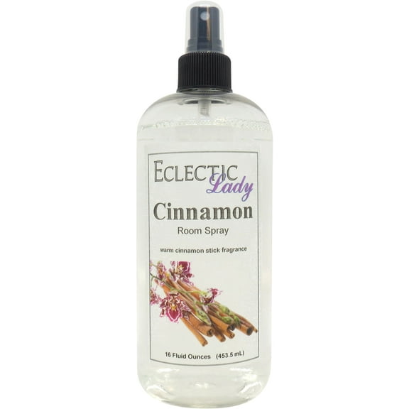 Cinnamon Room Spray by Eclectic Lady, 16 Ounces, Fragrant Aromatic Room Mist For Home, Room, Office