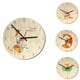 thumbnail image 3 of Punteros de aluminio de dibujos animados Reloj de pared con esfera de madera Movimiento sin tictac Reloj de sala de estar Dormitorio tholdsy JJ20451-01, 3 of 6