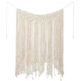 thumbnail image 2 of Tapiz de macramé para colgar en la pared, tapiz de algodón tejido para decoración de pared para sala de estar, dormitorio, decoración de fiesta de boda, 2 of 8