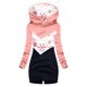 thumbnail image 1 of Sudadera de moda para mujer Sudadera con capucha y estampado floral de Navidad Sudadera con capucha delgada Pompotops gfhjh13139, 1 of 5