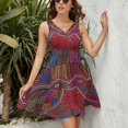 thumbnail image 3 of Mola De Panama Bird Dress Summer Street Style Dresses Female Sleeveless Printed Sundress, 3 of 7