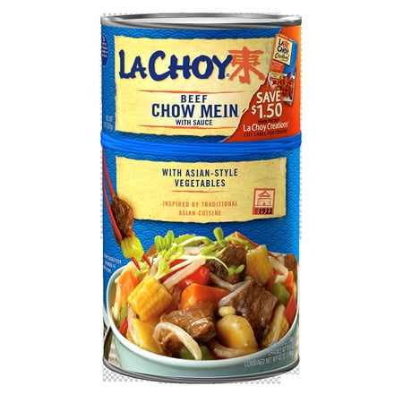 (2 Pack) La Choy Beef Chow Mein, 42 Ounce (Best Guyanese Chow Mein Recipe)