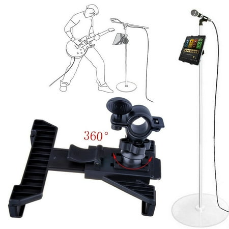 black multifunctional music microphone stand holder mount for 7 11