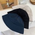 thumbnail image 3 of YAOBAMM Summer Hat Women Hat Block Sunlight Large Brim Protection All Match Foldable Spring Summer Outdoor Sport Fisherman Hat, 3 of 7
