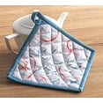 thumbnail image 4 of Enora 100% Cotton Pot Holder with Loop Heat Resistant for BBQ | Cooking | Baking | Grilling | Microwave | Barbecue | Thanksgiving/Christmas (8 Inch by 8 Inch)., 4 of 8