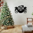 thumbnail image 2 of Craftnamesign Custom Gnome Christmas Metal Wall Art Led Light, Personalized Gnome Xmas Metal Sign, 2 of 5