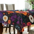 thumbnail image 4 of Yayeee Tablecloths for Rectangular Tables 54 x 54 inch Party Table Cover, Purple Flowers, 4 of 6